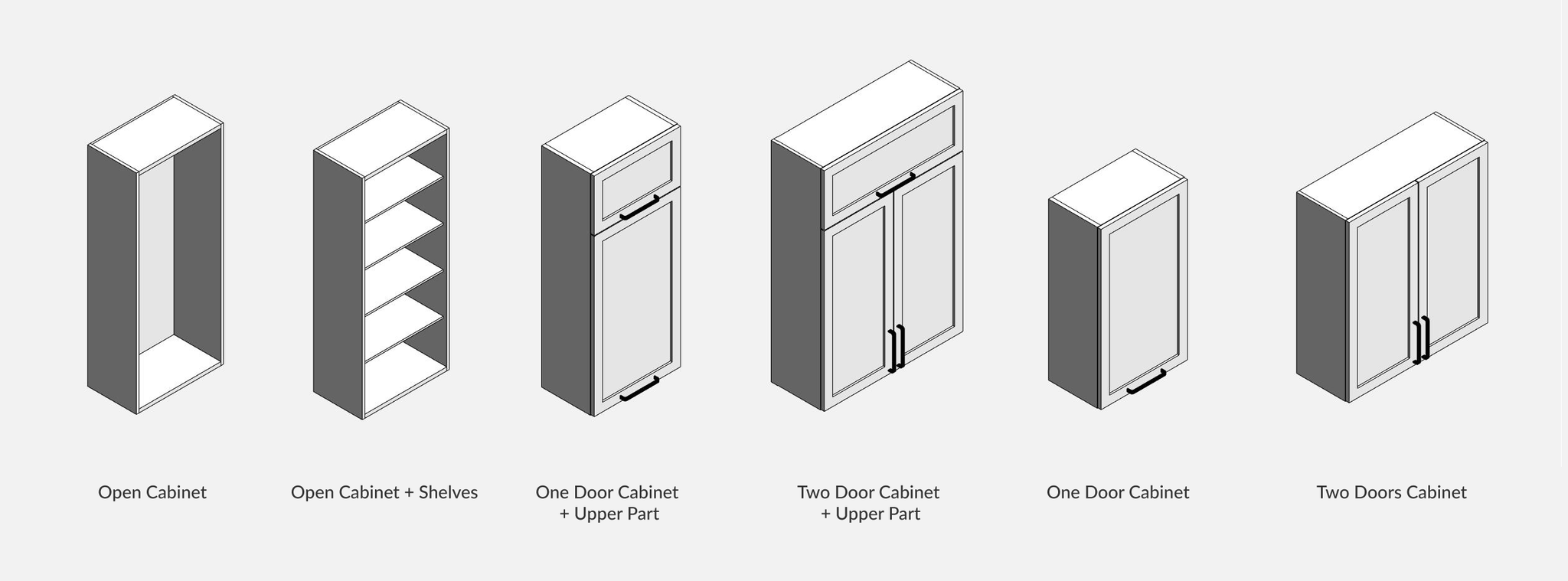 kitchen top cabinets revit