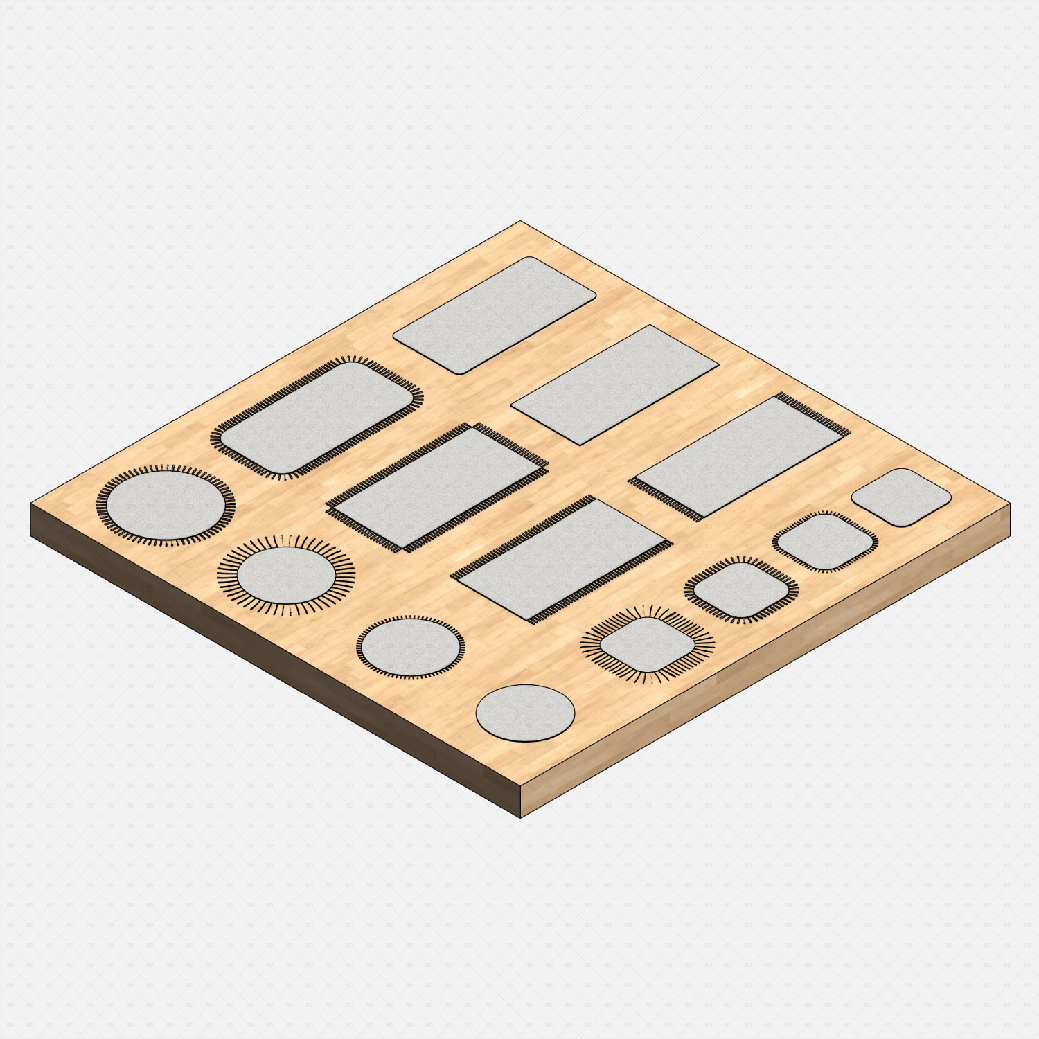 Revit Super Parametric Rugs