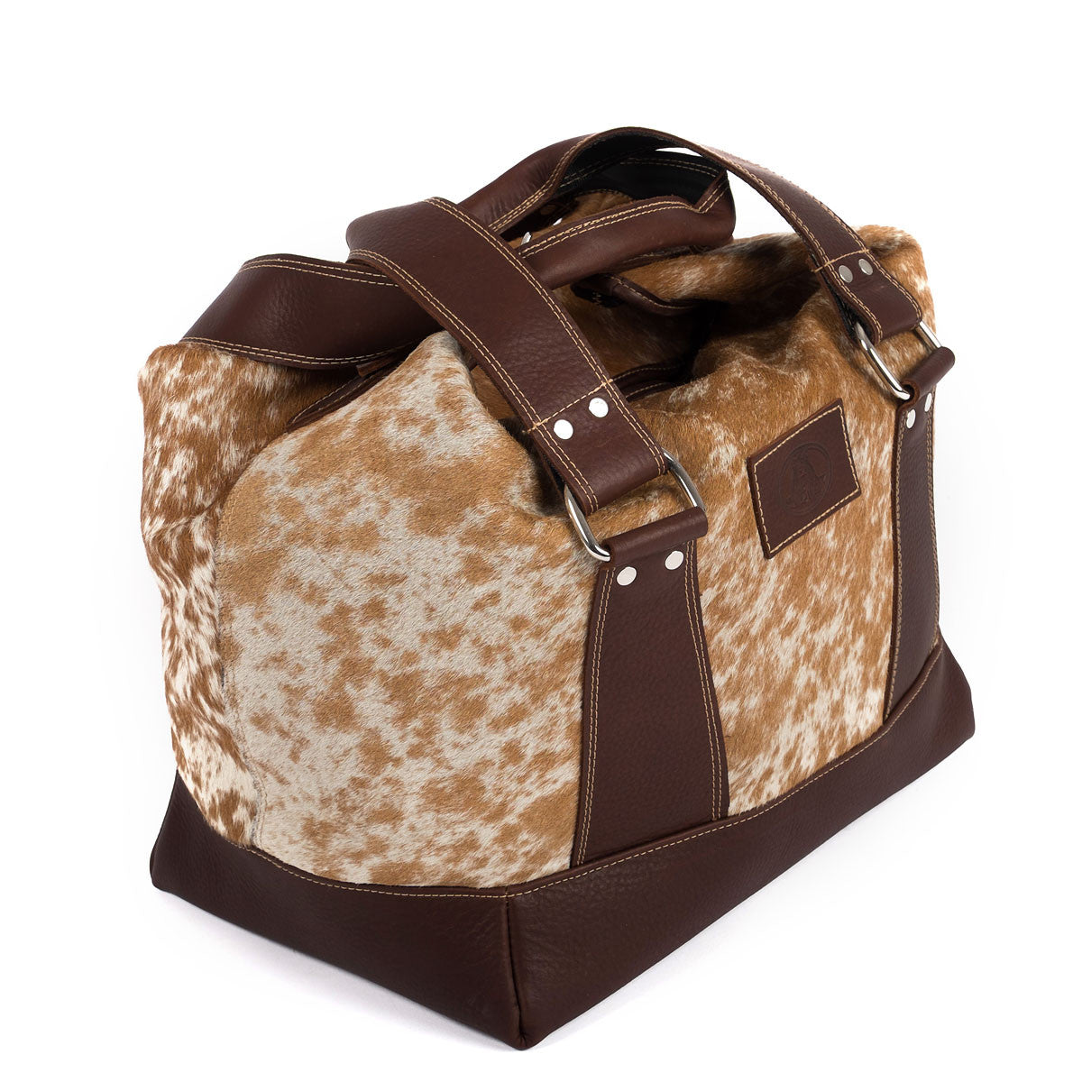 NEW Genuine Australian Leather Thomas Bag - Rawhide - Brown and white | eBay