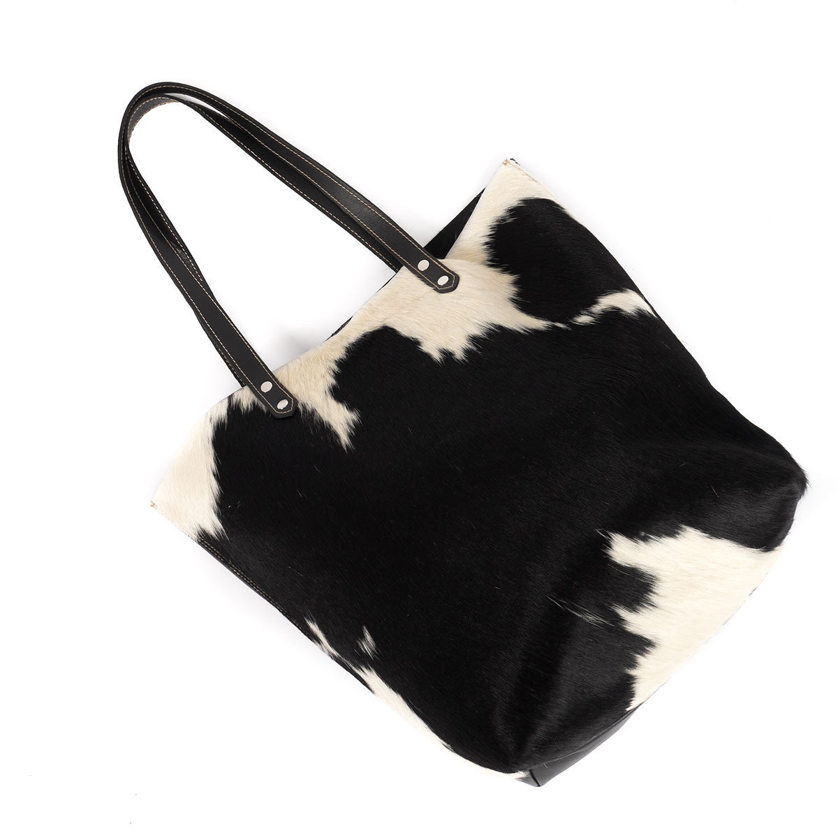 Gigi Tote - Rawhide - Black and White