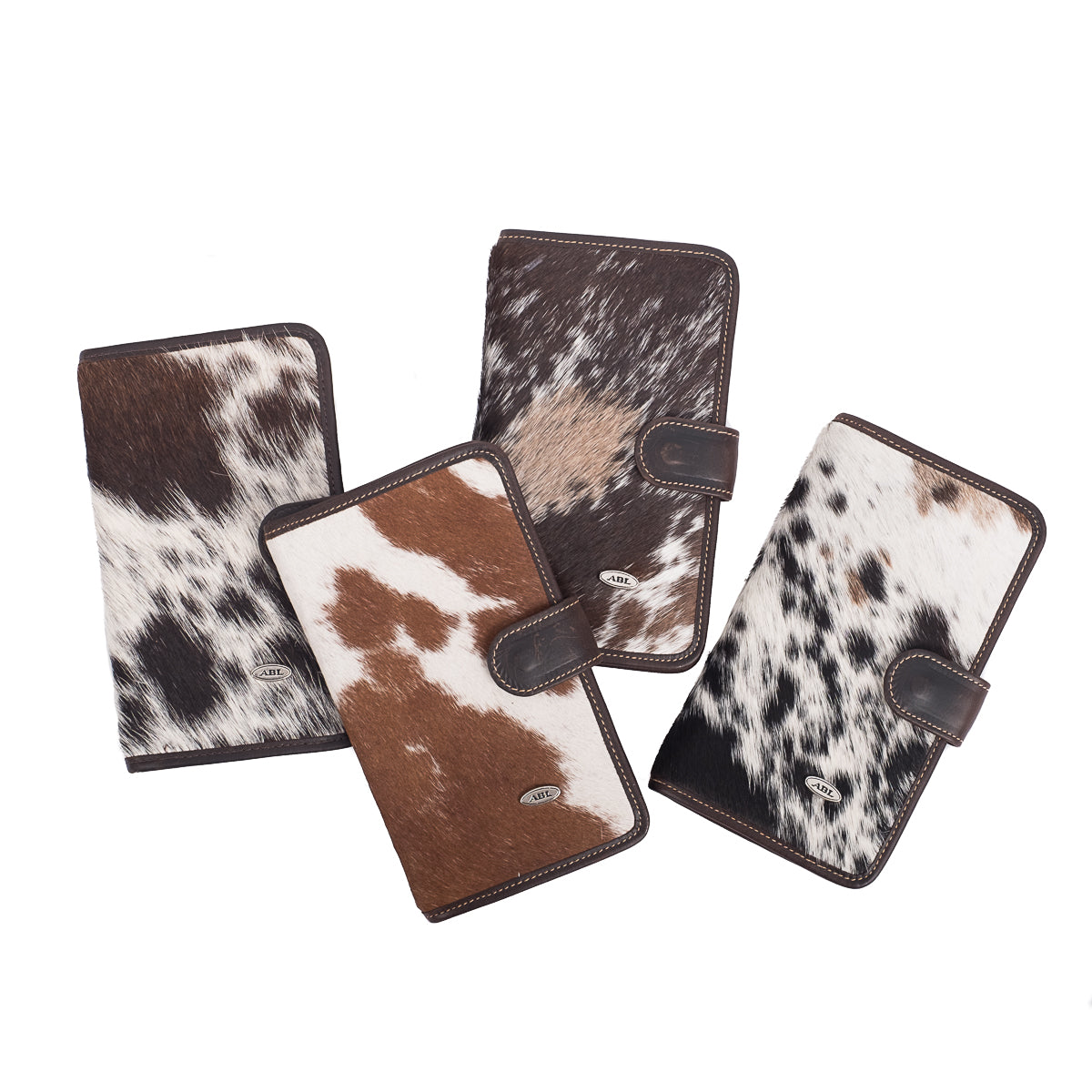 Large Credit Card Wallet - Rawhide - Brown and White– Aussie Bush Leather