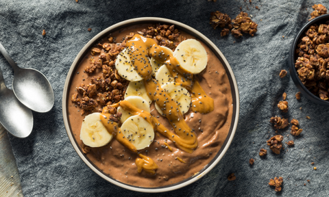 gut-healing choc peanut butter bowl