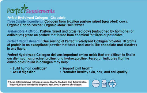 Chocolate Collagen Label Description