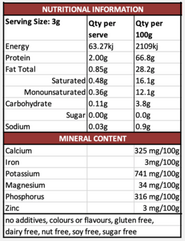 Broth of Life Lamb Broth Nutrition