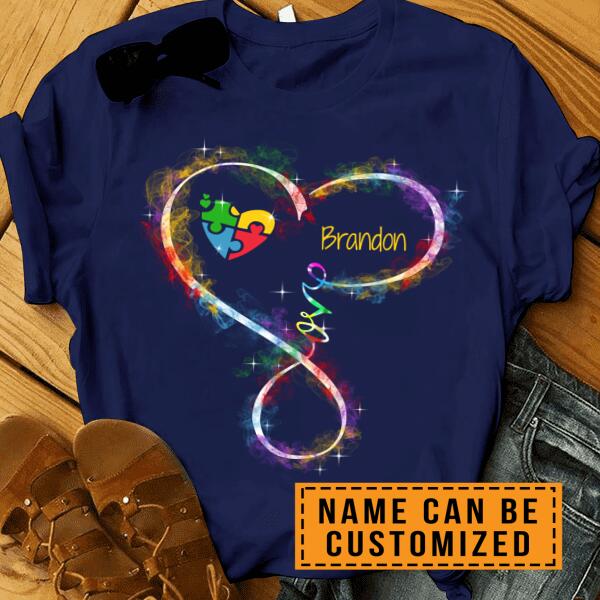 Personalized I Love Someone With Autism Shirt