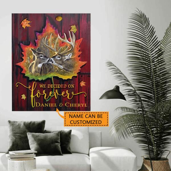 Personalized Hunting Poster – We Decided On Forever