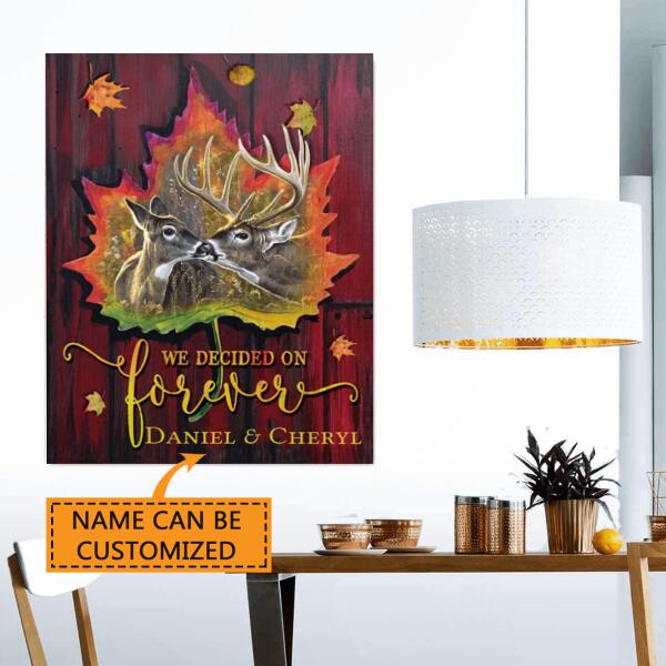 Personalized Hunting Poster – We Decided On Forever