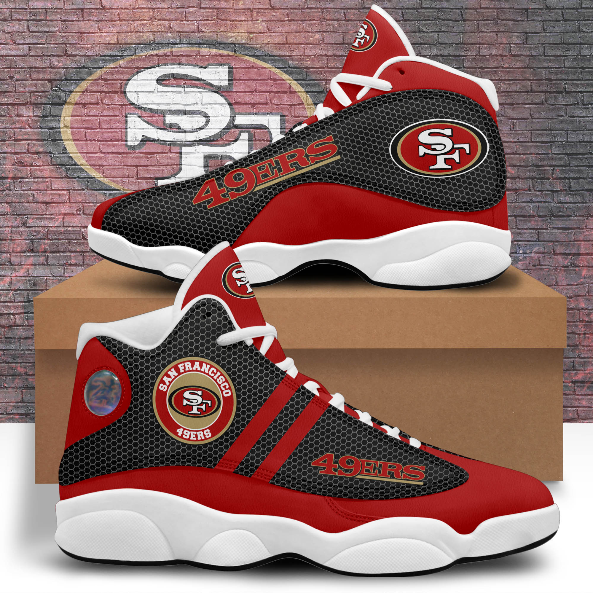 49ers Shoes, Sneakers JD13