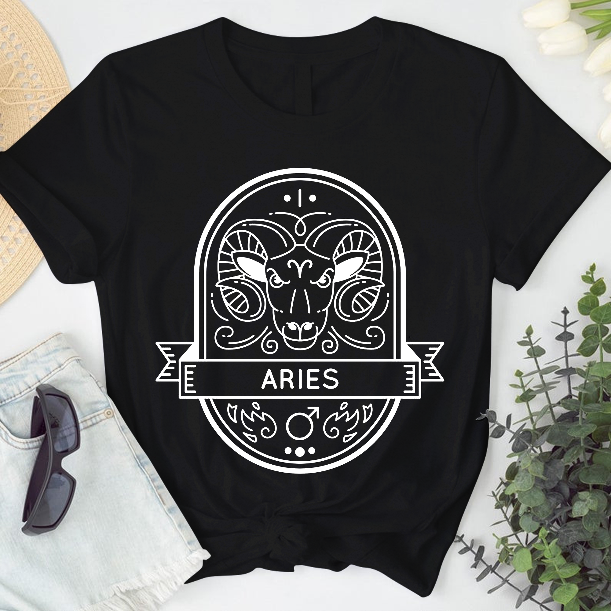 Aries Astrology Shirt, Zodiac Aries Birthday Gift, Horoscope Constellations Shirt
