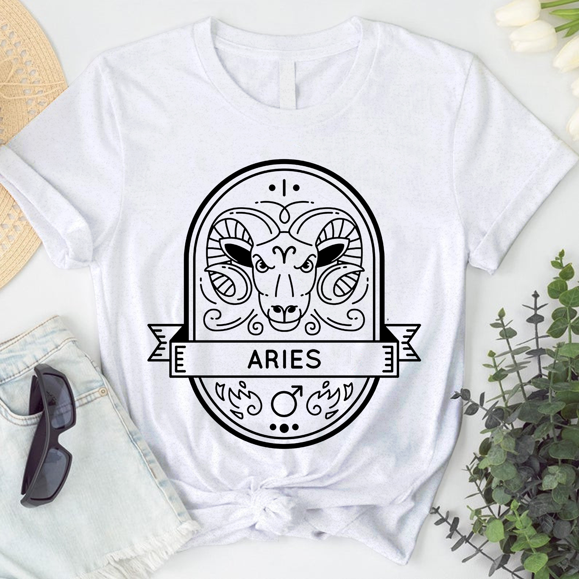 Aries Astrology Shirt, Zodiac Aries Birthday Gift, Horoscope Constellations Shirt