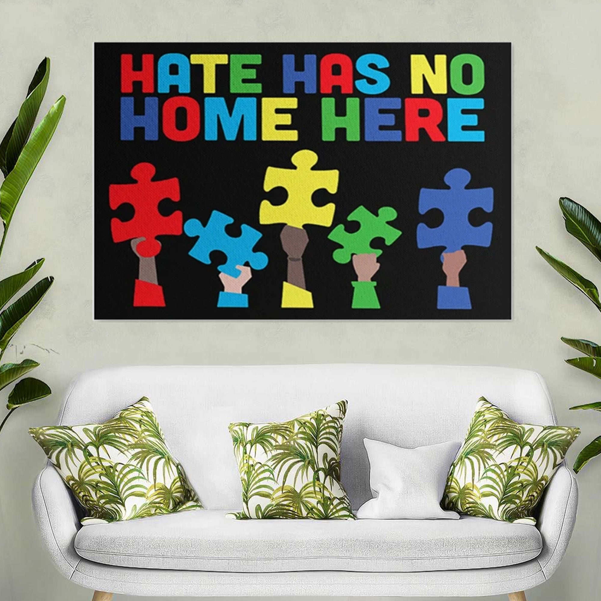 Autism Poster –  Hate Has No Home Here