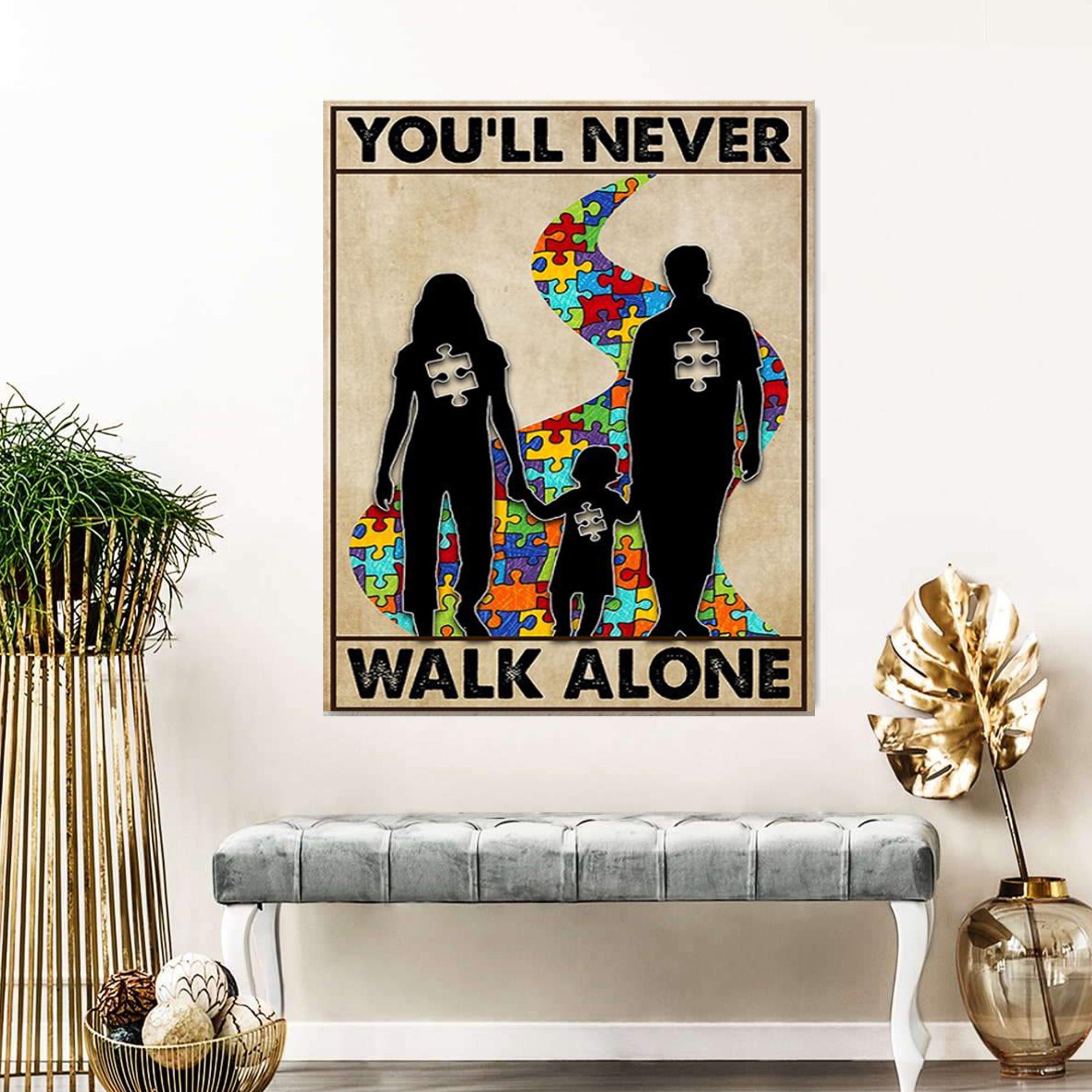 Autism Poster – You’ll Never Walk Alone