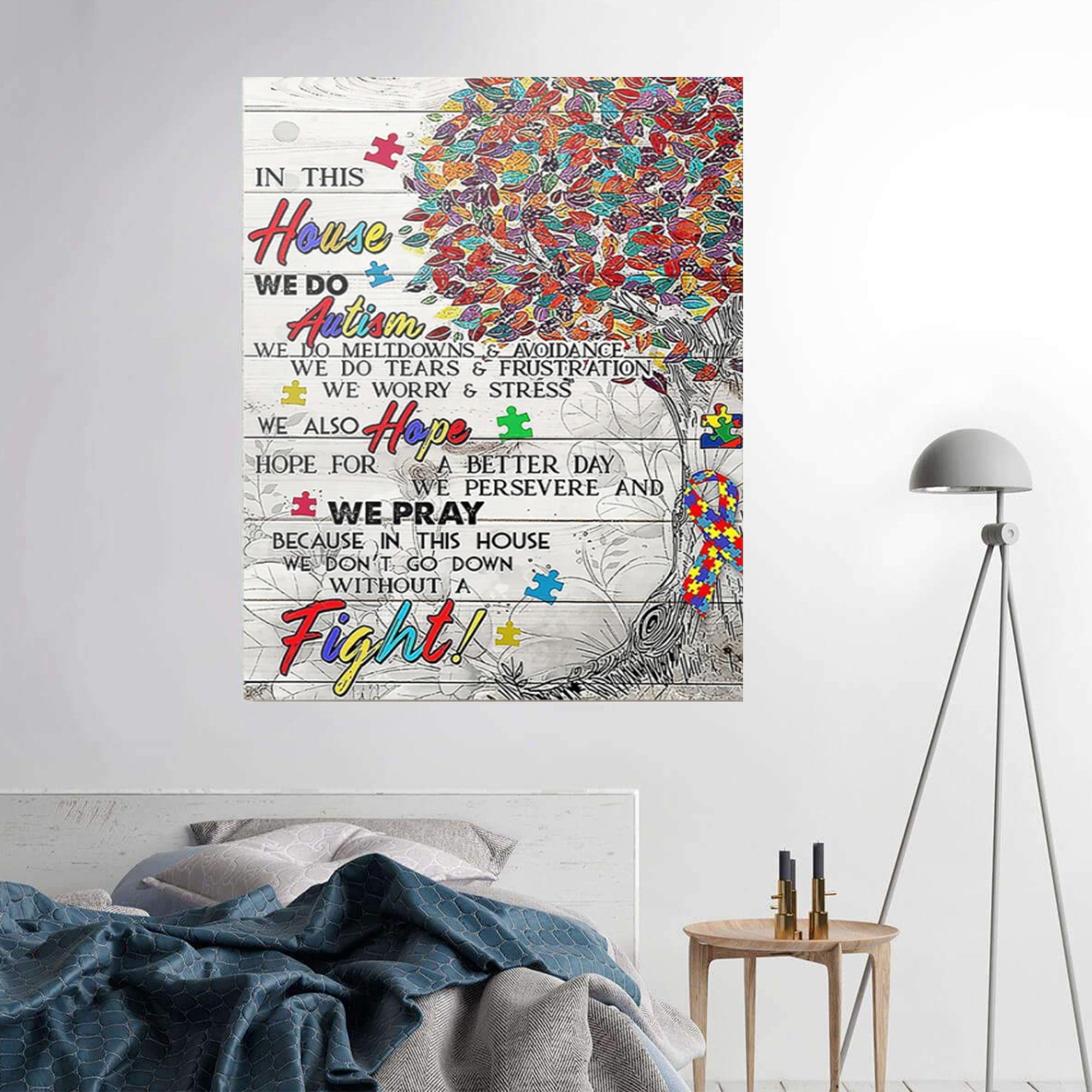Autism Poster – In This House We Do Autism