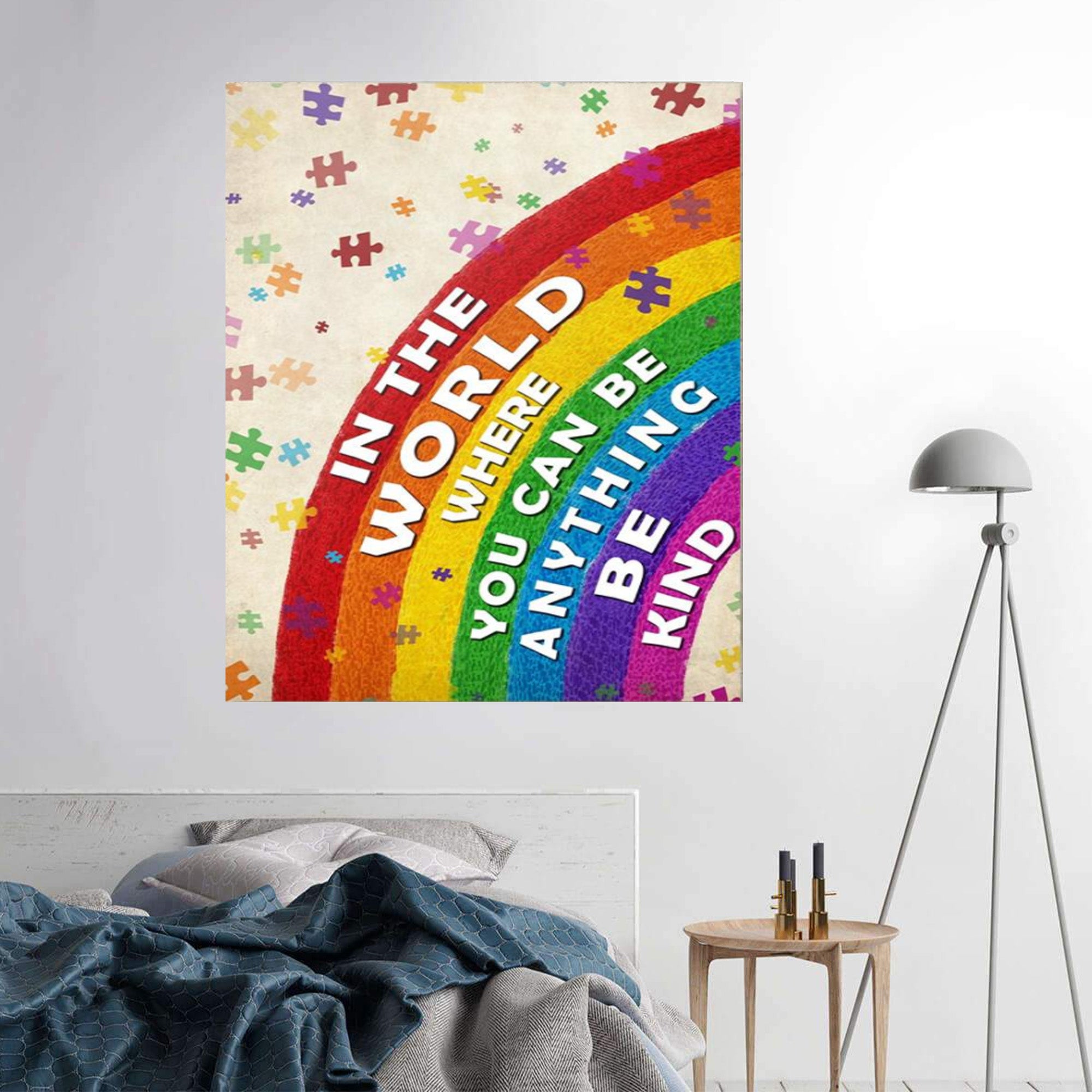 Autism Poster – In The World Where You Can Be Anything Be Kind