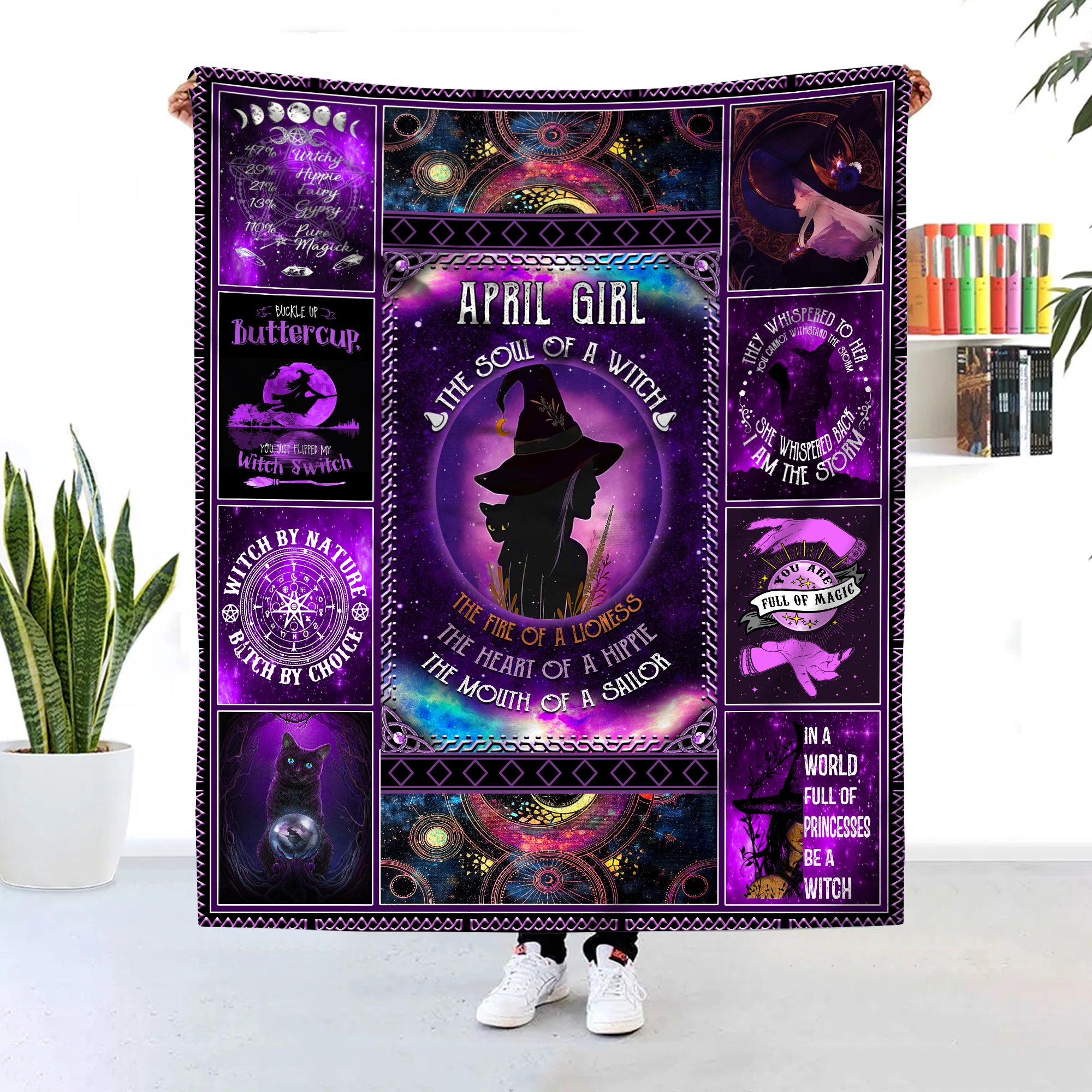 April Girl Blanket – The Soul Of A Witch