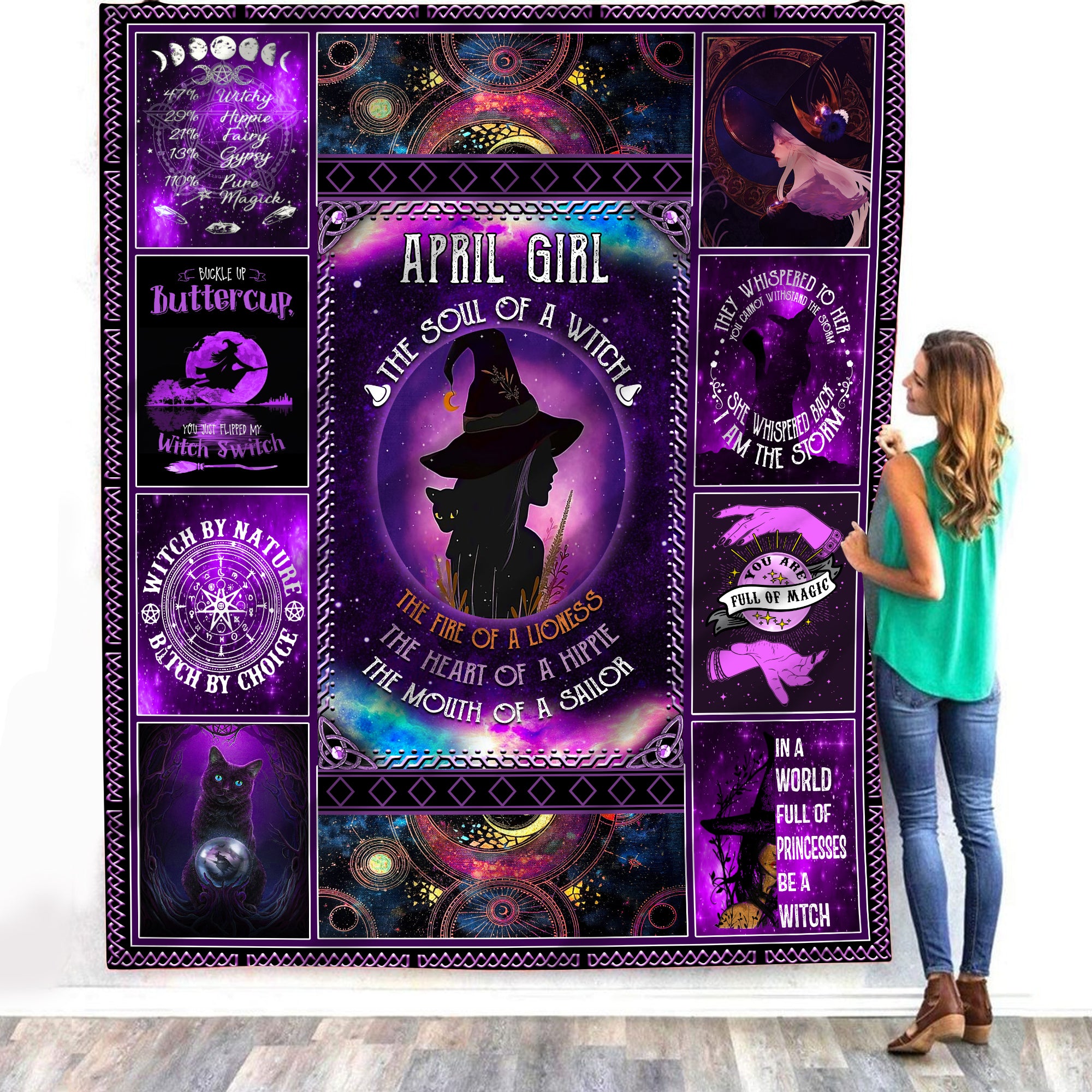 April Girl Blanket – The Soul Of A Witch