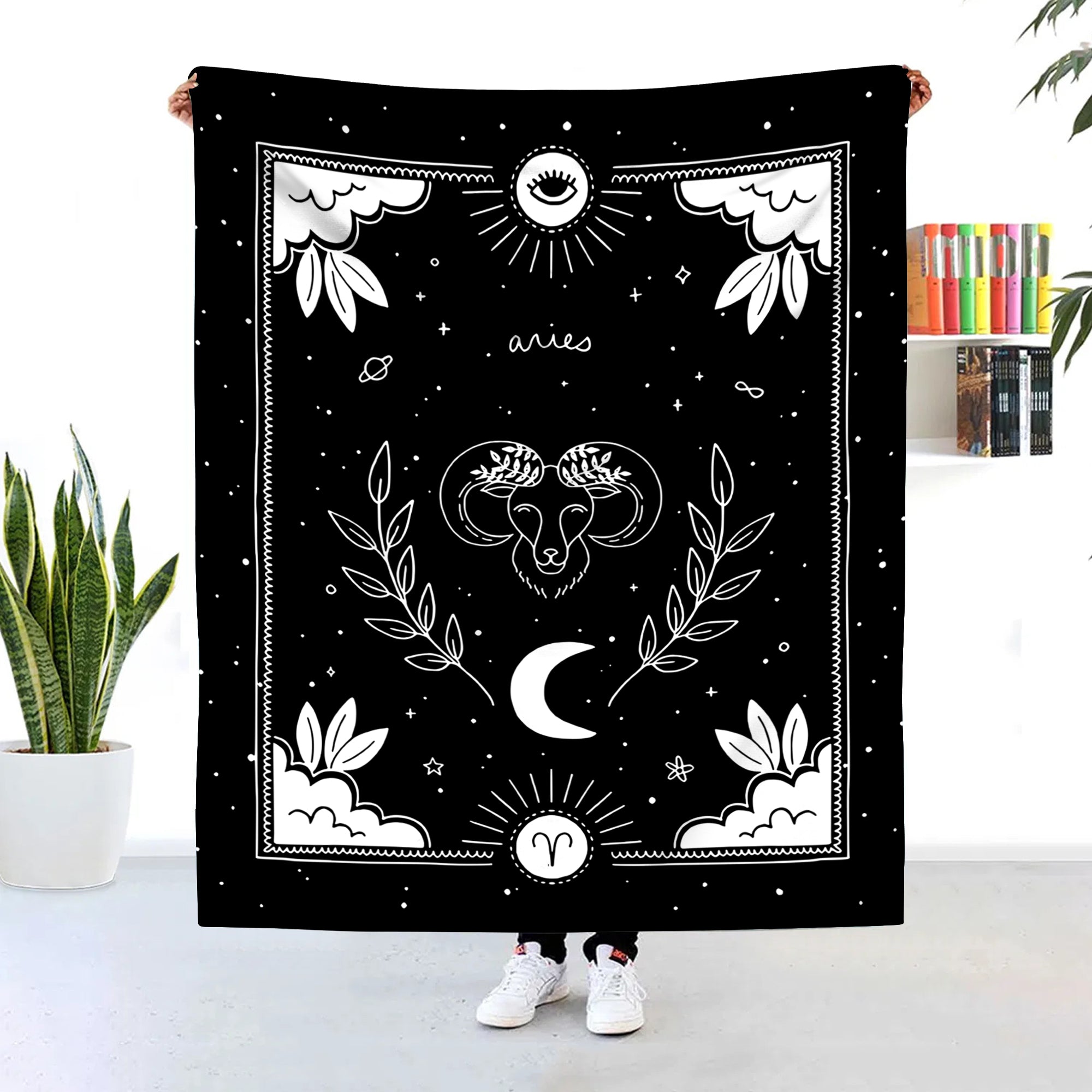 Aries Blanket – Celestial Starry Night Sky