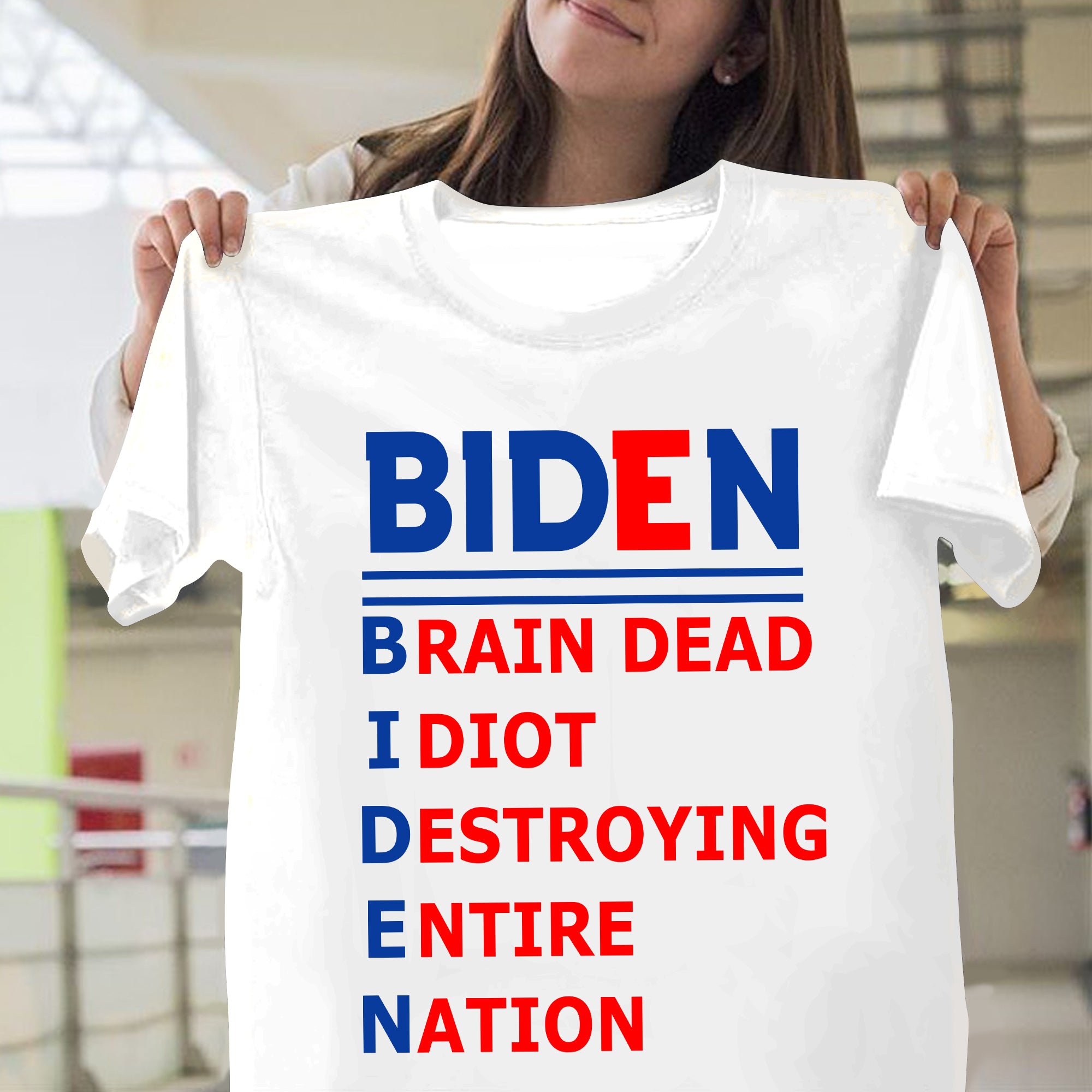 Anti Joe Biden Funny Democratic Republican T-Shirt