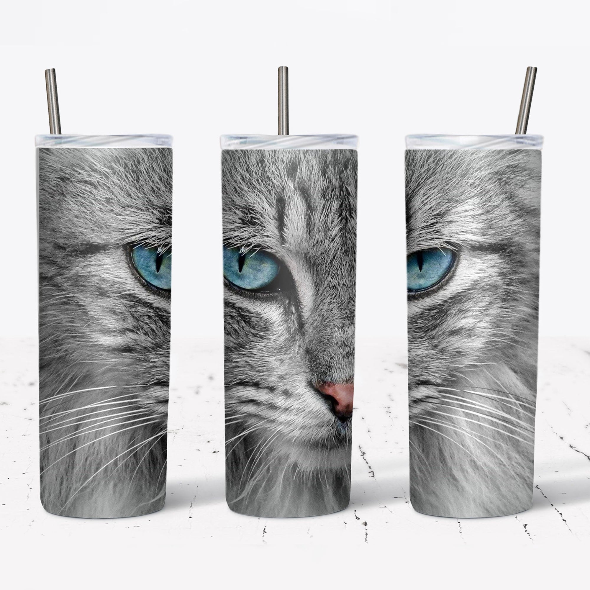 Cat Skinny Tumbler