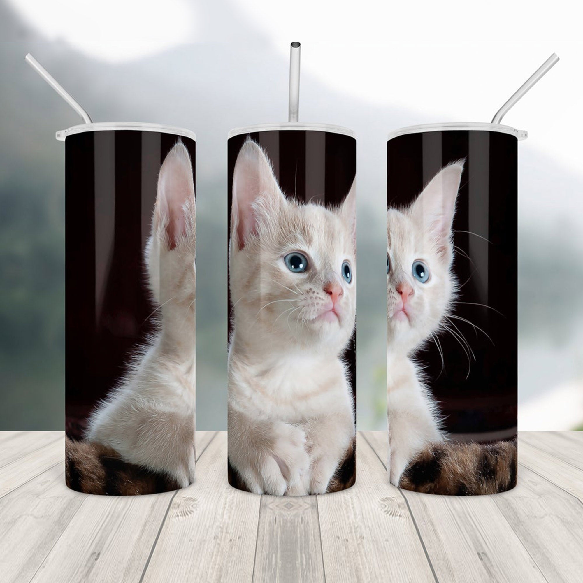 Cat Skinny Tumbler