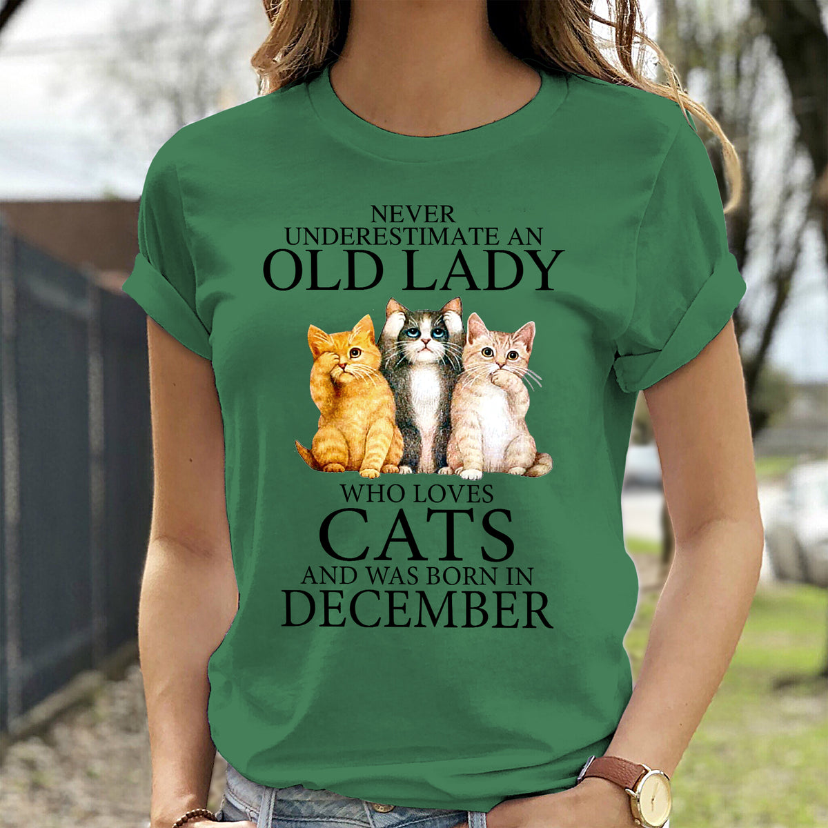 old lady cat shirt