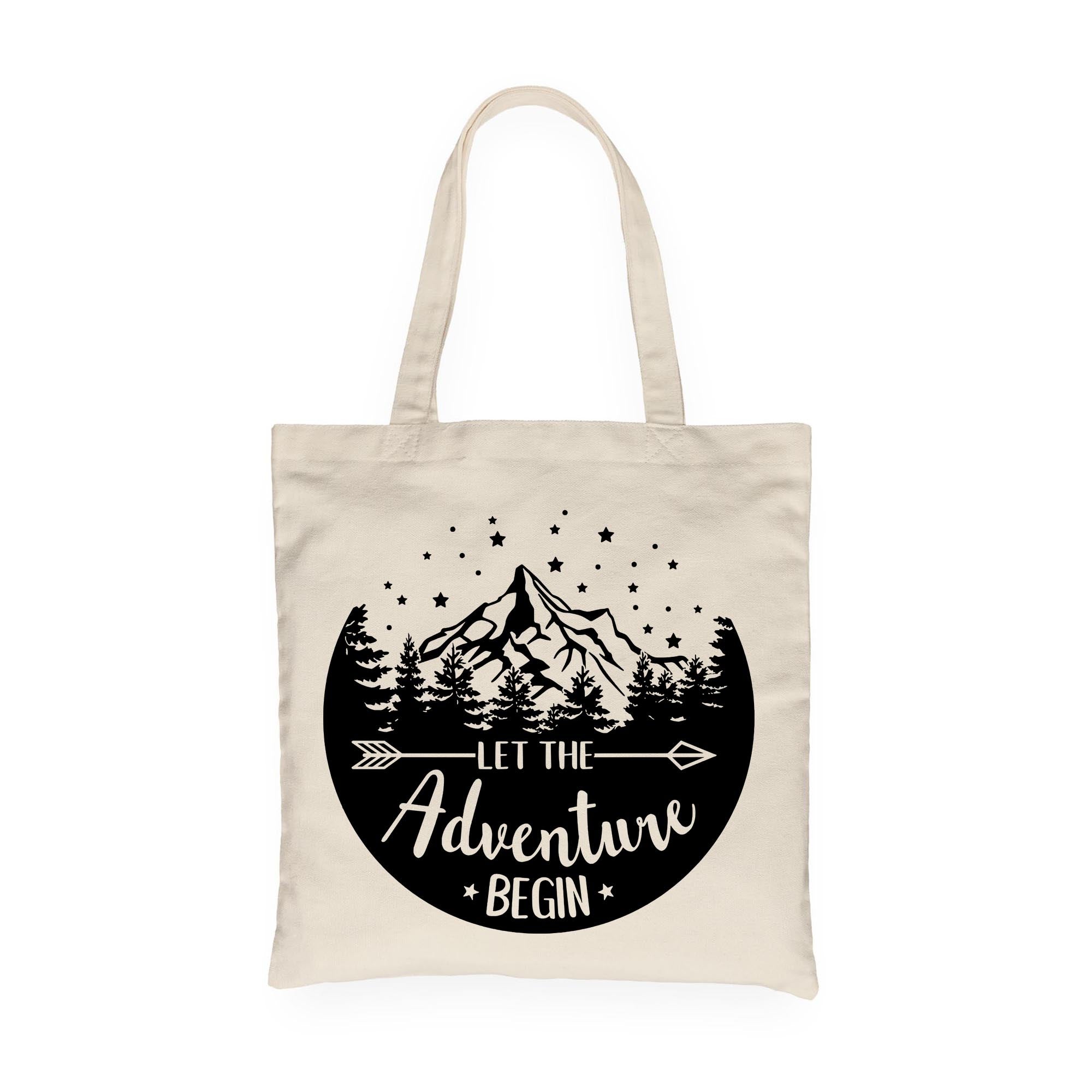 Camping Canvas Tote Bag – Let The Adventure Begin