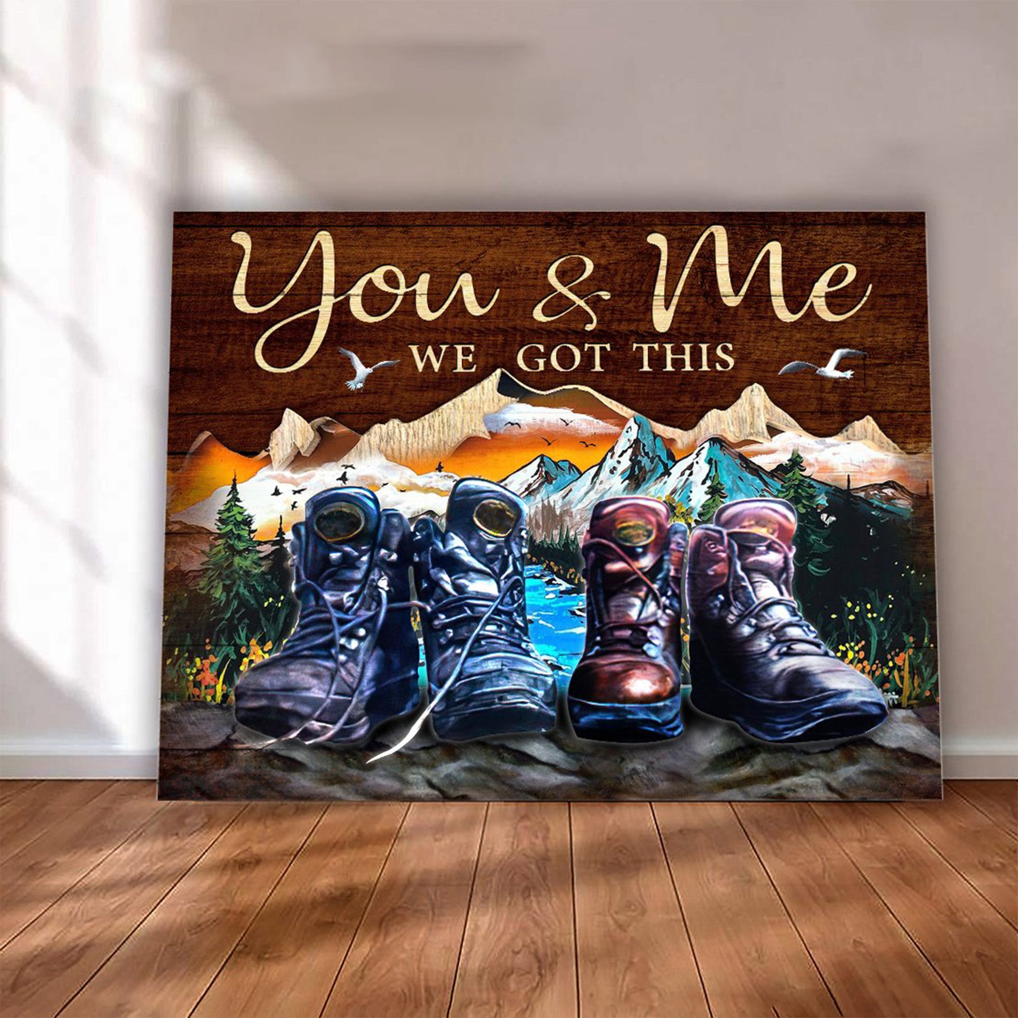 Hiking Canvas – You & Me We Got This