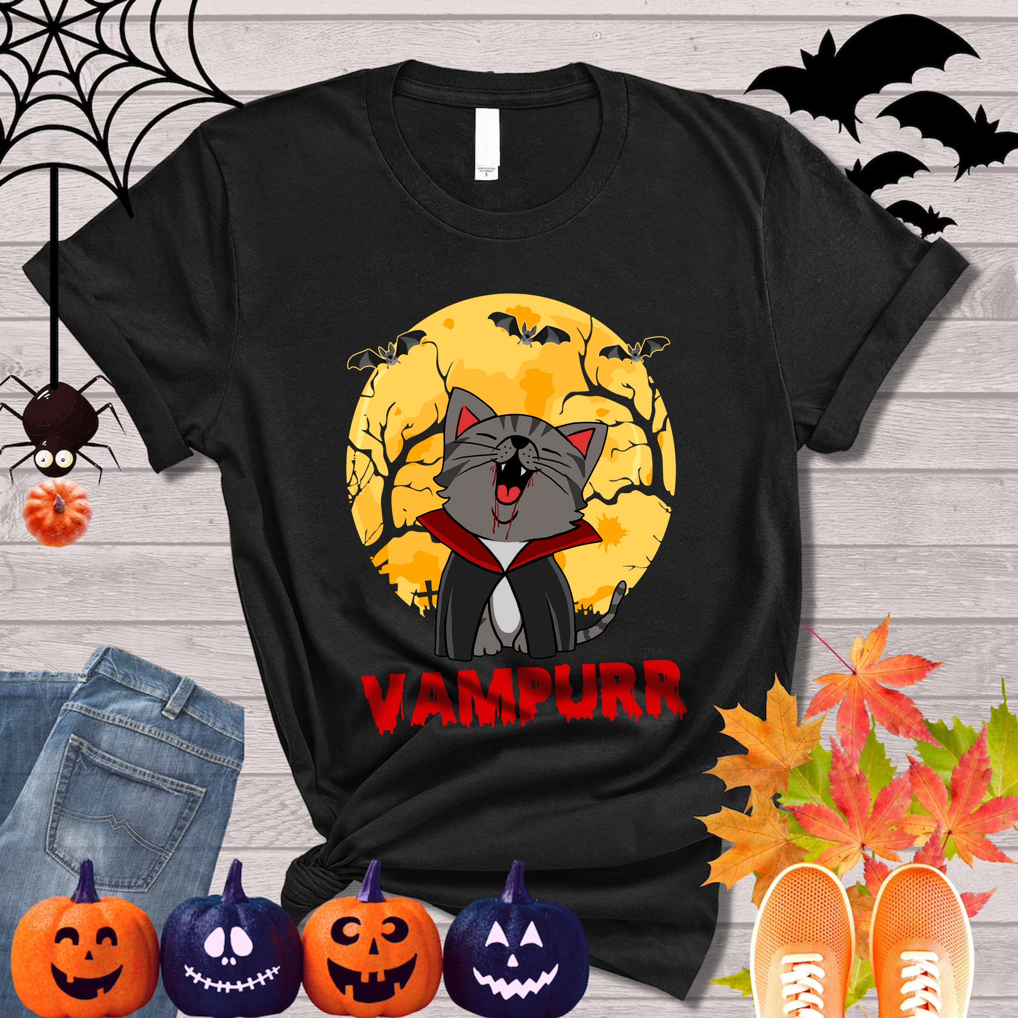 Vampurr Halloween T-shirt