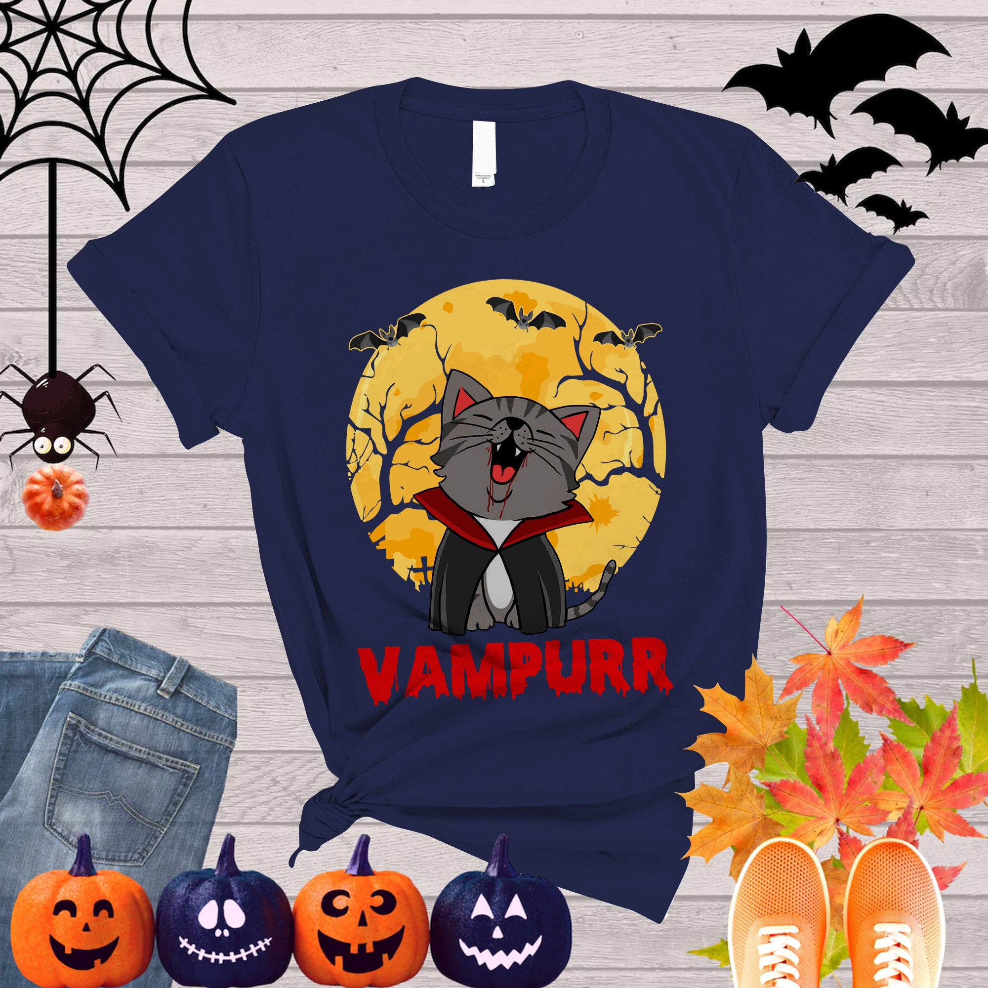 Vampurr Halloween T-shirt