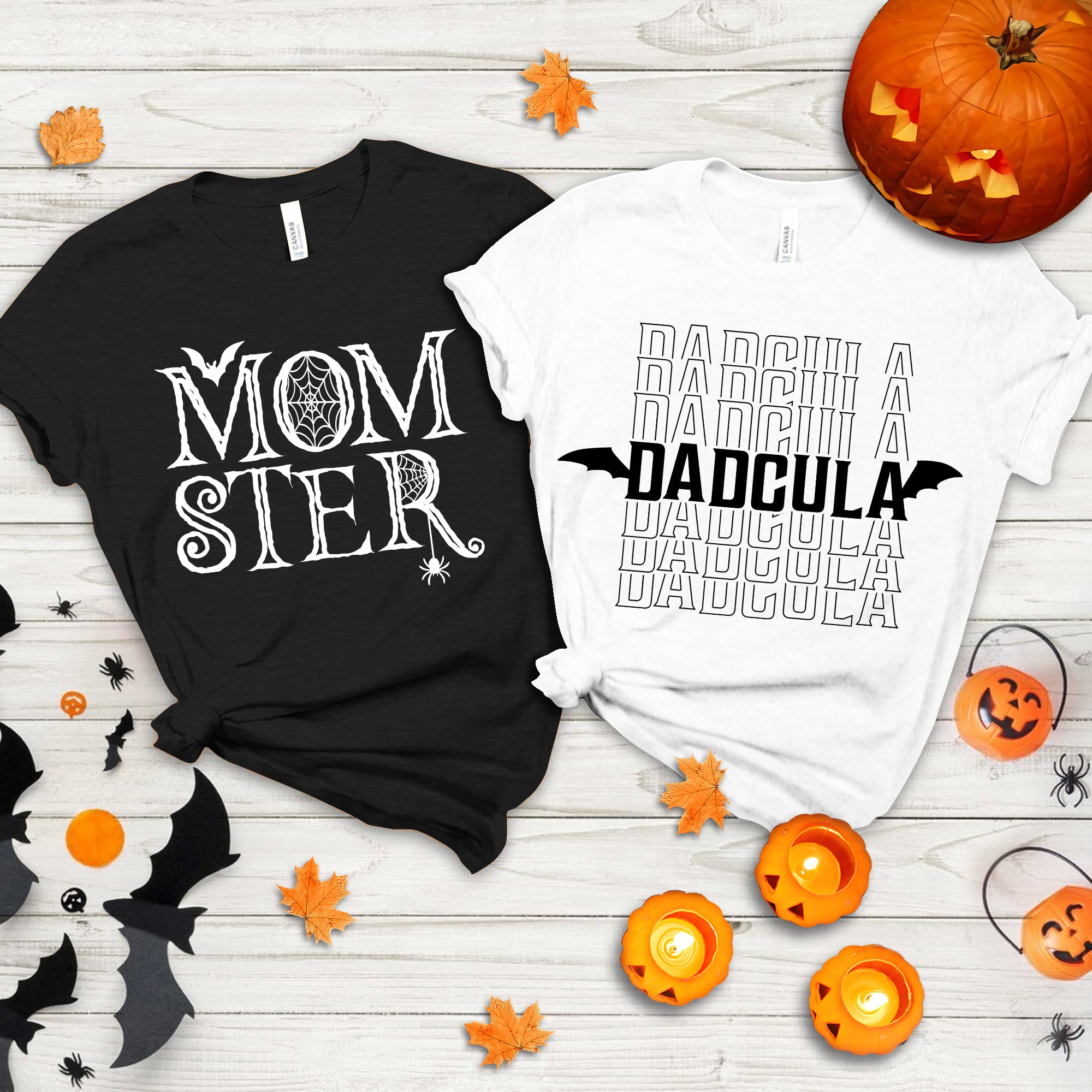 Halloween Couple Shirt – Momster Dadcula