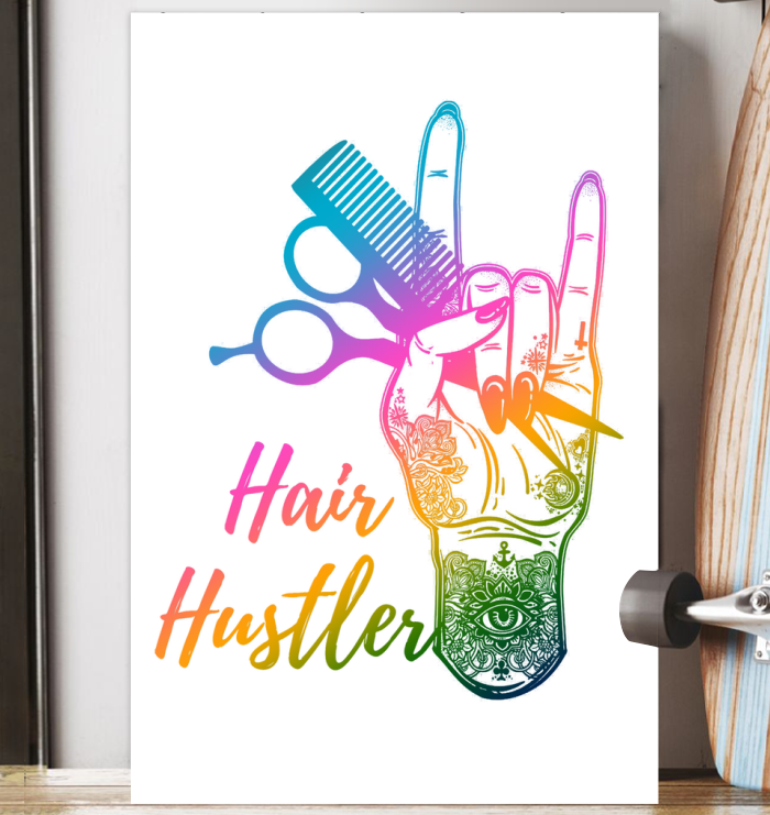Hair Hustler Vertical Poster - QuickAmazing