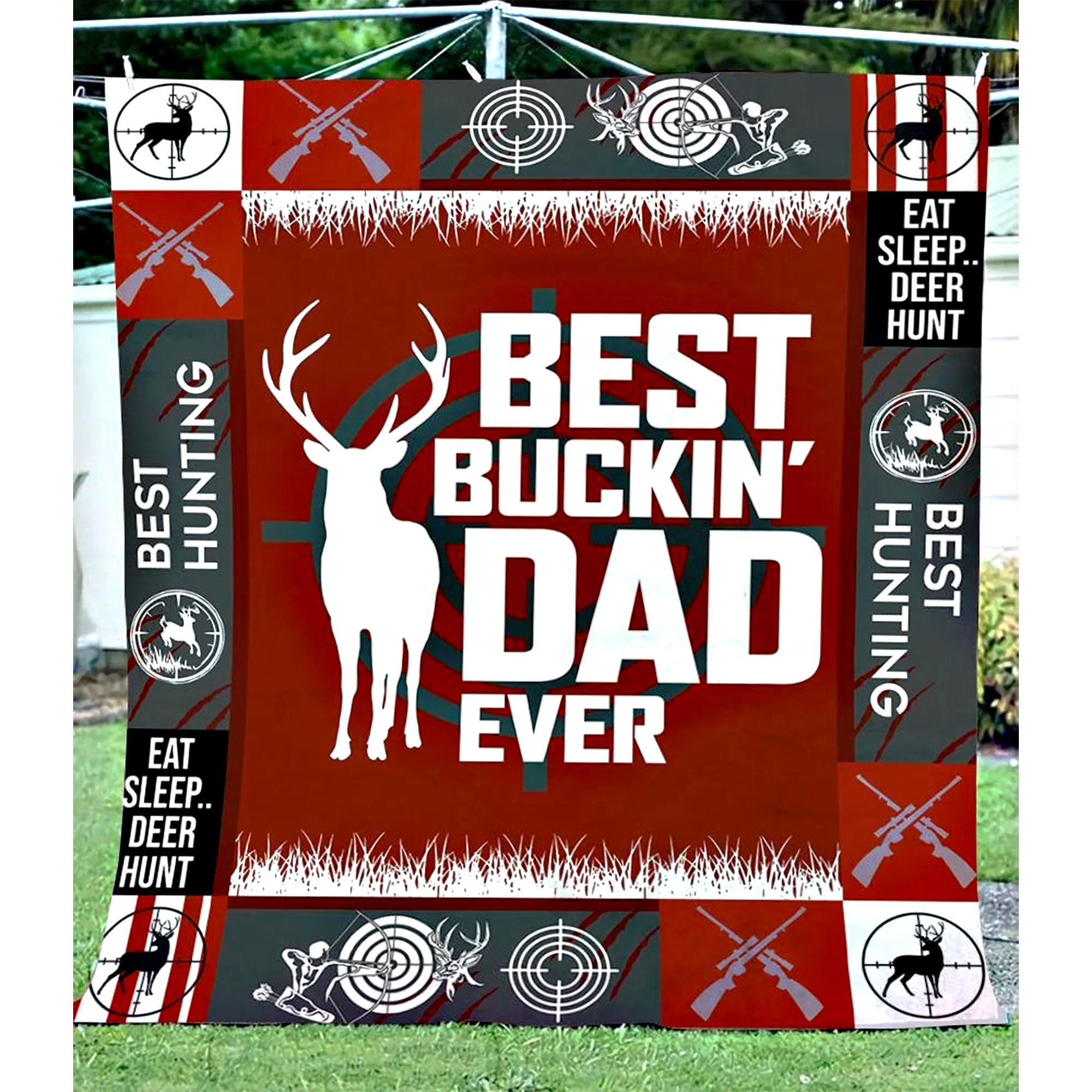 Hunting Blanket – Best Bucking Dad Ever