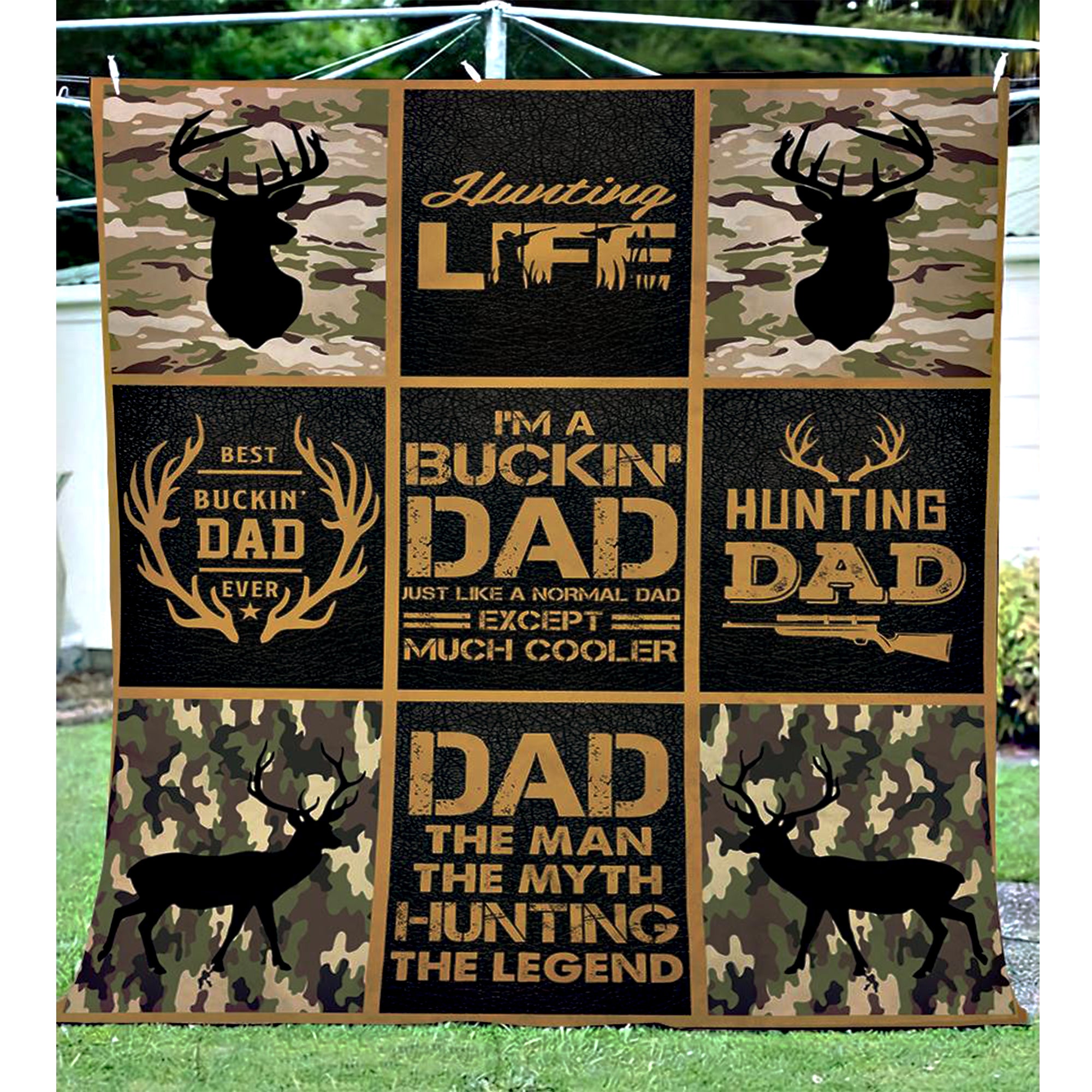 Hunting Blanket – Bucking Dad Like Normal Dad Except Much Cooler