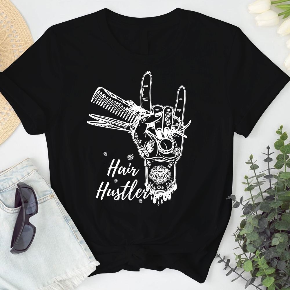 Hair Hustler Hairstylist Tshirt