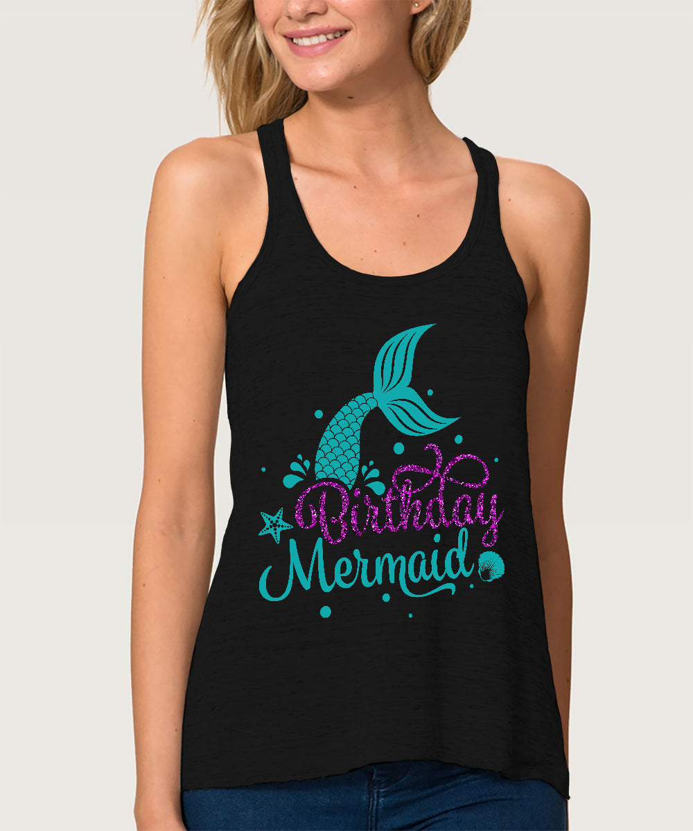 Mermaid Tank Top – Birthday Mermaid Tail, Cute Gifts For Mermaid Girl