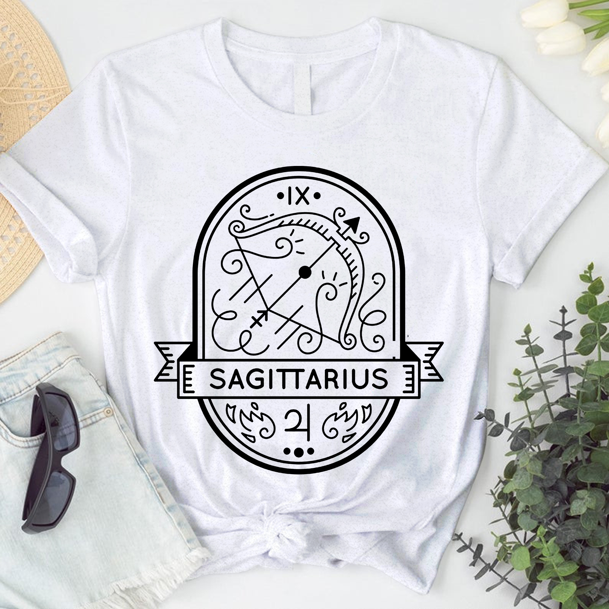 Sagittarius Astrology Shirt, Zodiac Sagittarius Birthday Gift, Horoscope Constellations Shirt
