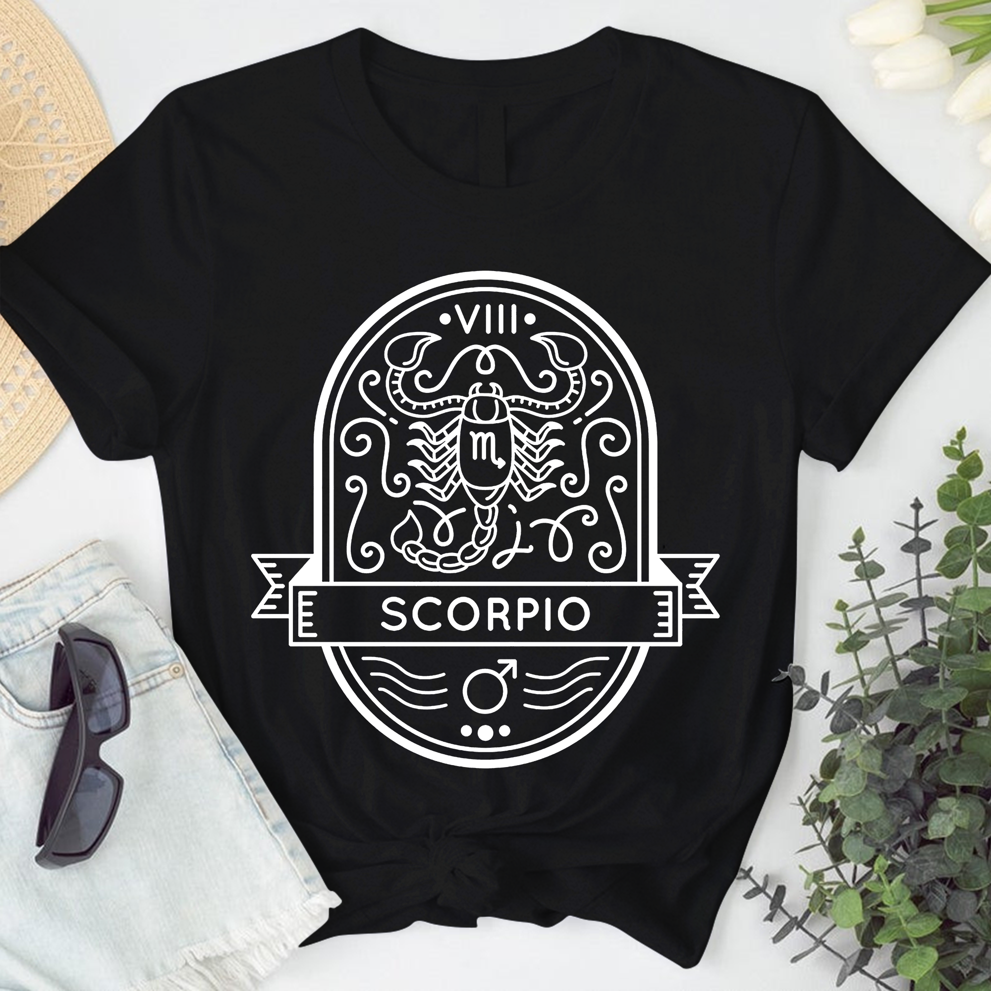 Scorpio Astrology Shirt, Zodiac Scorpio Birthday Gift, Horoscope Constellations Shirt