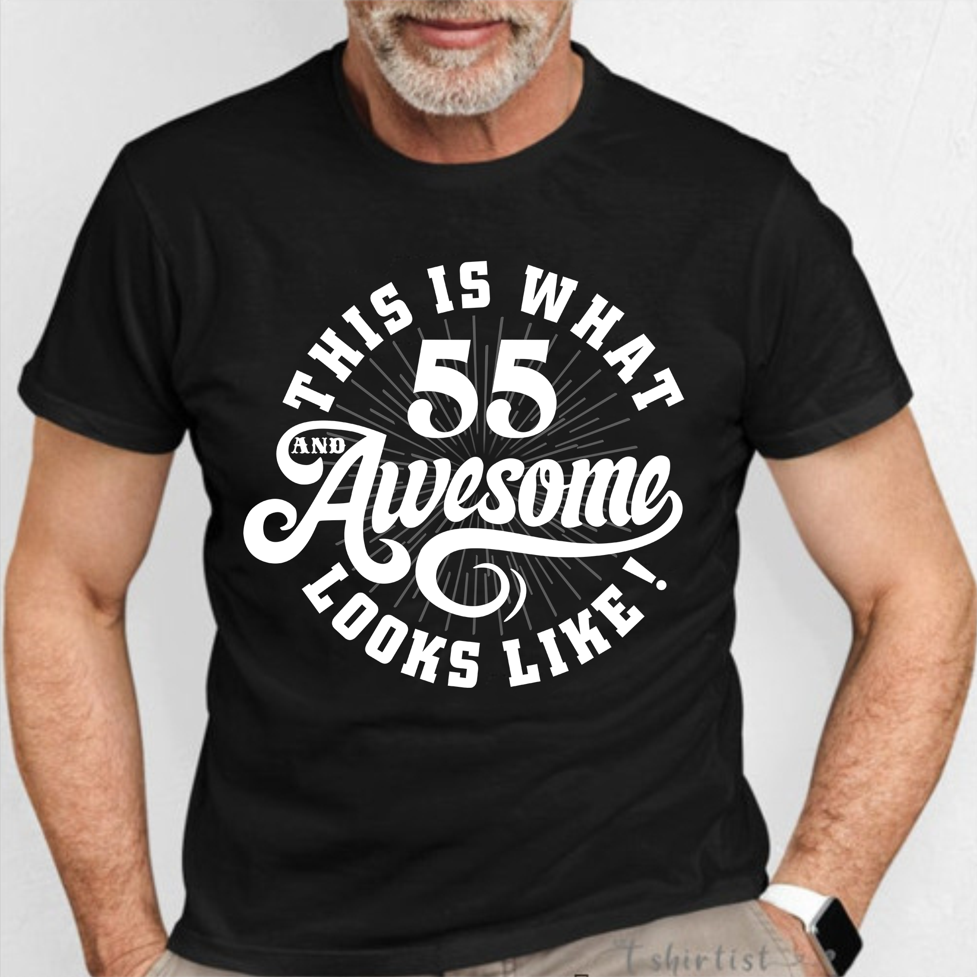 This Is What 55 Awesome Looks Like – Happy 55th Birthday Shirt