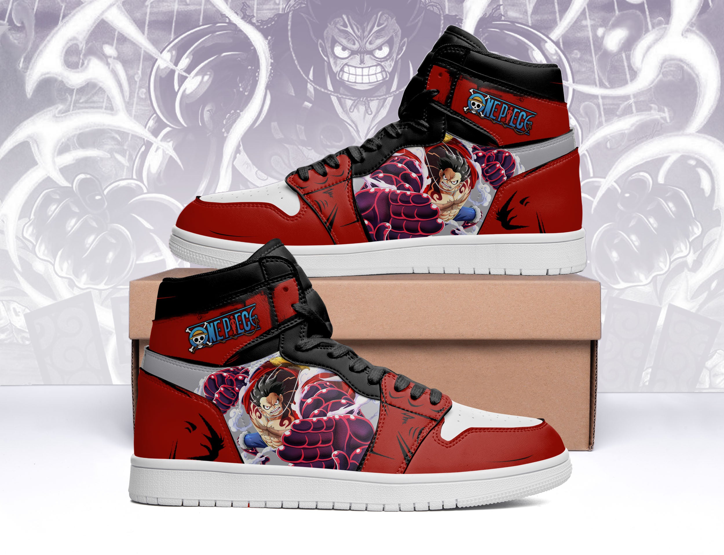 Air JD13 Shoes Luffy One Piece Sneakers JD13