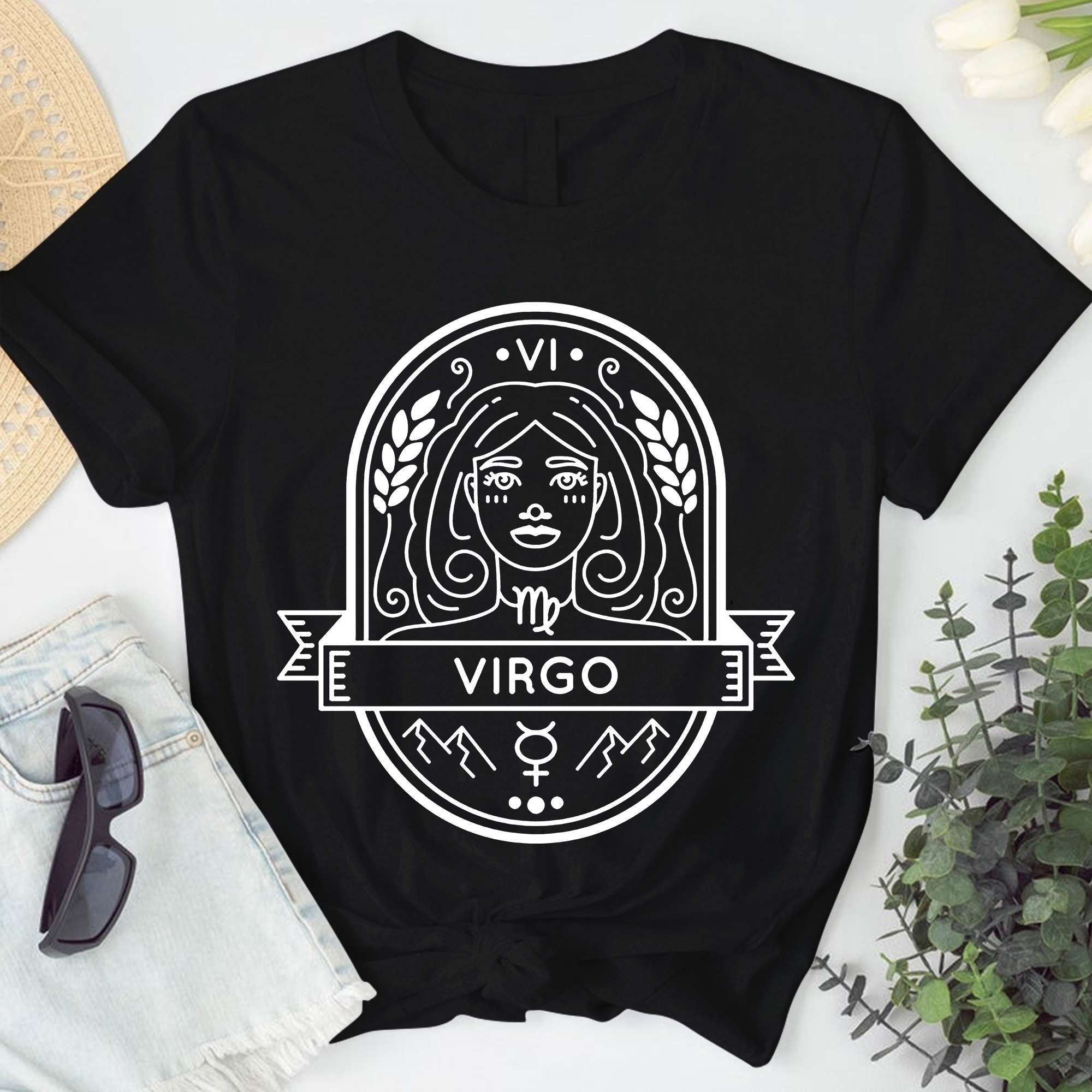 Virgo Astrology Shirt, Zodiac Virgo Birthday Gift, Horoscope Constellations Shirt