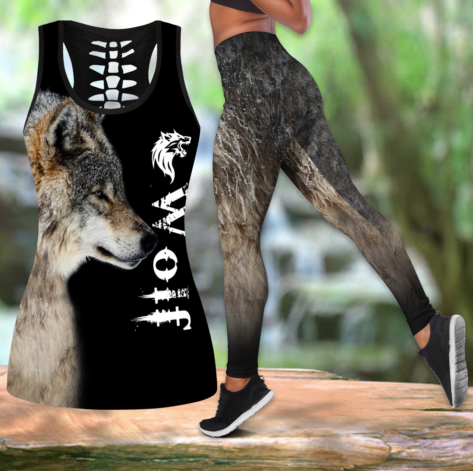 Wolf Legging Tanktop, Wolf Lover Legging Tanktop