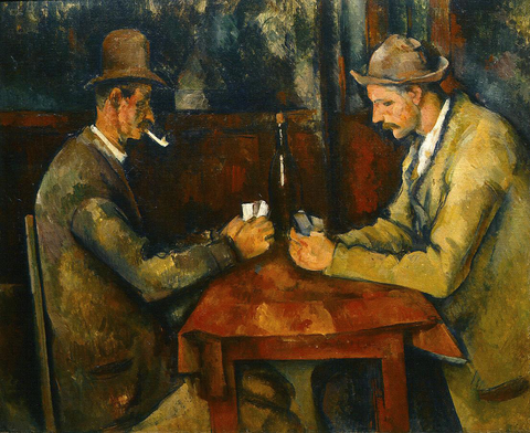 "Los jugadores de cartas" Paul Cézanne