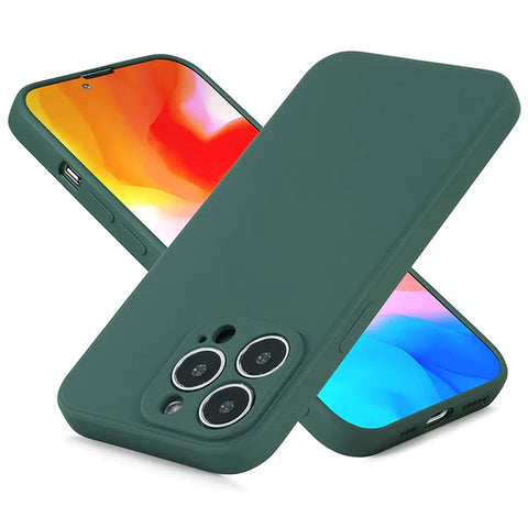 Ultra Slim Silicone phone Case For iPhone 13 Pro Max