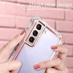 New For Samsung Galaxy S21 Case, Built-In Screen Protector Ele…