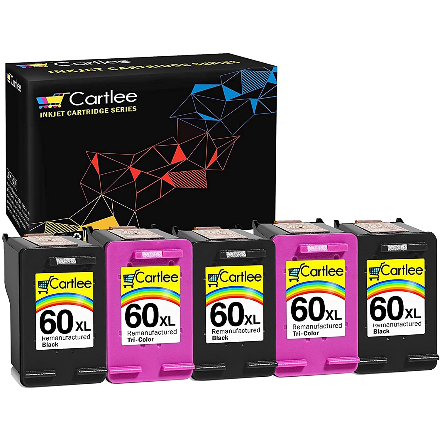 Ink Cartridge 60Xl 60 Xl Replacement For Hp Envy 100 110 120 Photosmar –