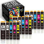 15-Pack Colorprint Compatible Pgi-225 Cli-226 Ink Cartridge Replacement For Pgi225 Cli226 Pgi 225 Cli 226 For Pixma Ip4920 Mg5120 Mg5220 Mg6220 Mg6120 Mg8220 Mx..