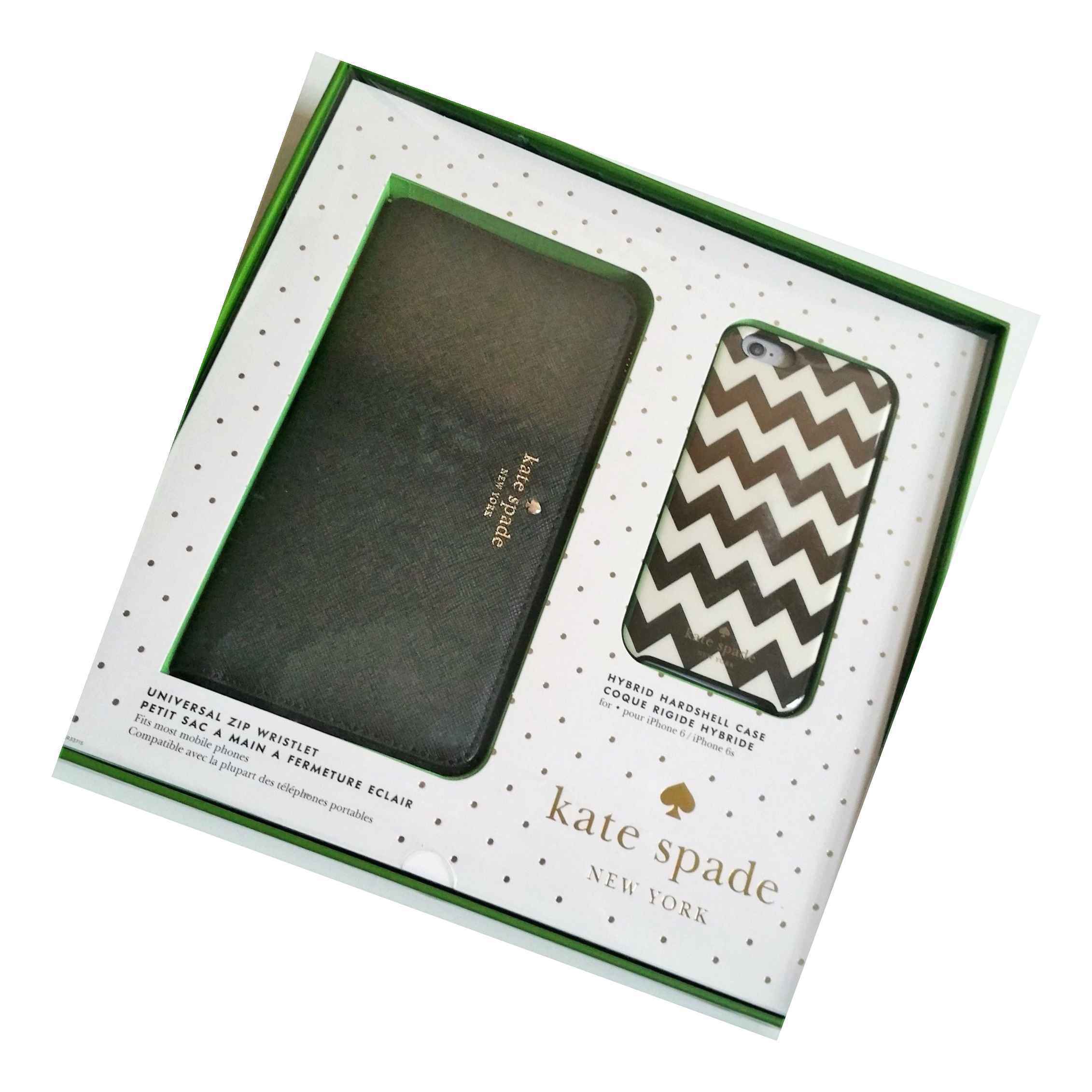 Kate Spade Universal Zip Wristlet & Case iPhone 6 Plus 6s Plus Gift Bo –  Globaleparts