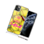 For Apple iPhone 12 Mini Love Softball Design Double Layer Phone Case Cover