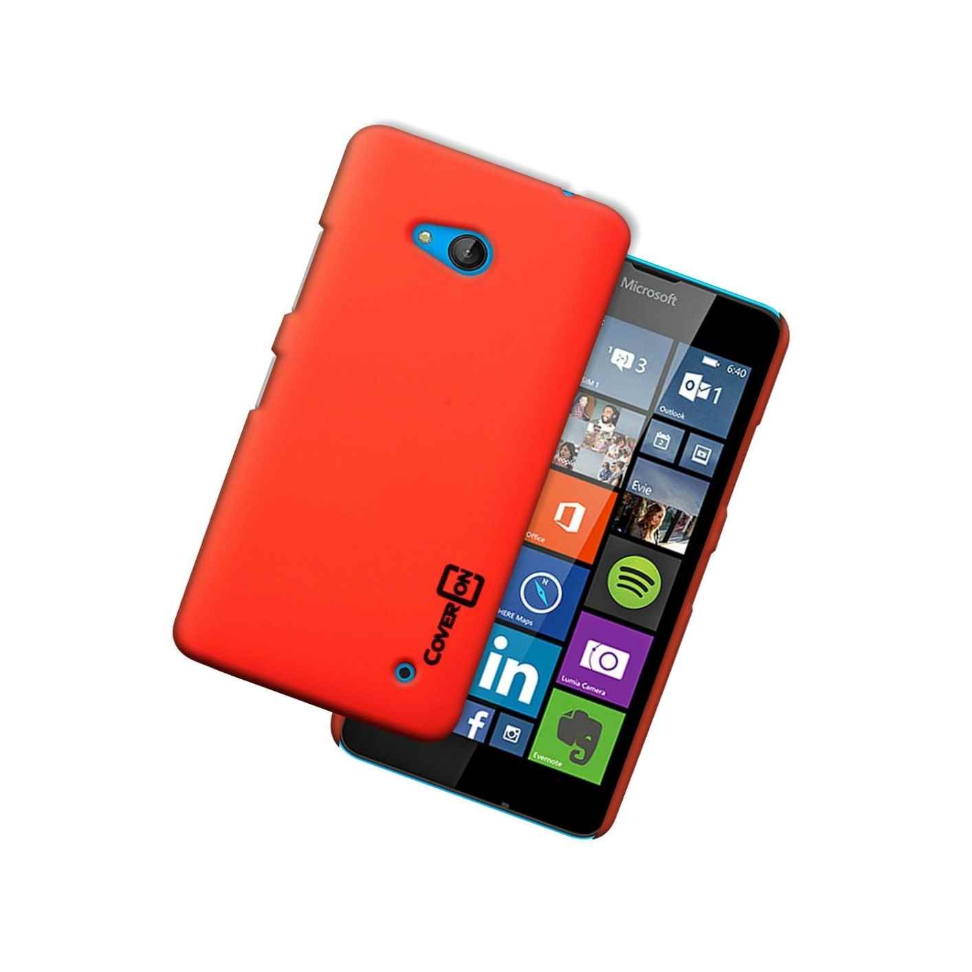 Dan samenkomen Hoeveelheid van for Microsoft Lumia 640 Case - Neon Orange Slim Plastic Hard Back Cove –  Globaleparts