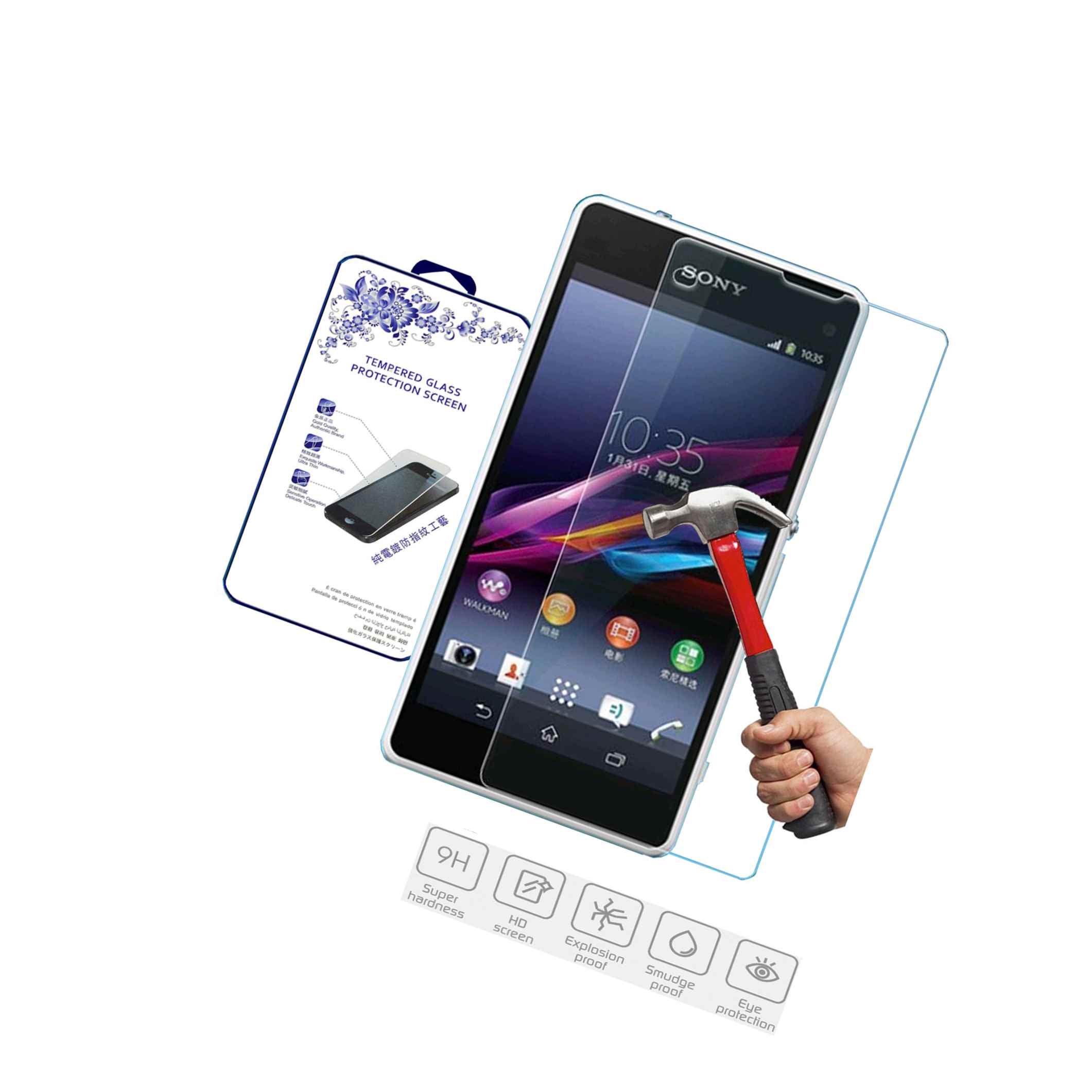 overloop Pessimist Bewust worden For Sony Xperia Z1 Compact / Z1 Mini HD Premium Tempered Glass Screen –  Globaleparts